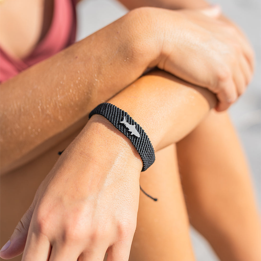 Ocean Resilience Shark Bracelet (6-pack) Black