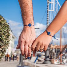 Load image into Gallery viewer, Love the Ocean Heart Bracelet (2-pack) [6 pk] - Signature Blue