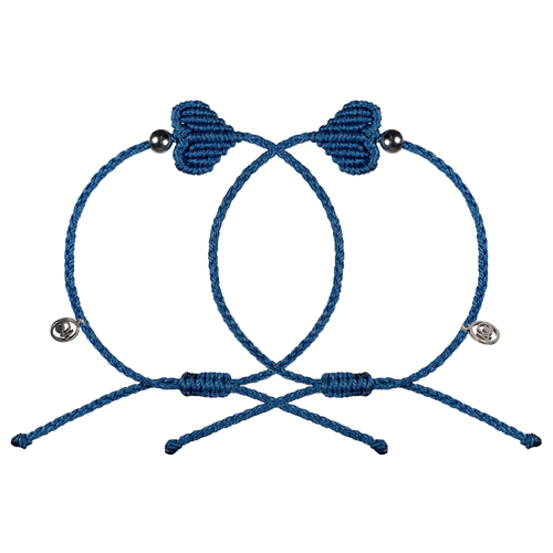 Love the Ocean Heart Bracelet (2-pack) [6 pk] - Signature Blue