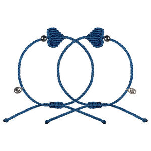 Love the Ocean Heart Bracelet (2-pack) [6 pk] - Signature Blue
