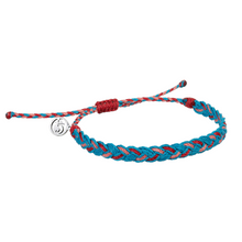 Load image into Gallery viewer, 4ocean Bali Boarder Bracelet - Coral, Red, &amp; Turquoise [6-pack]