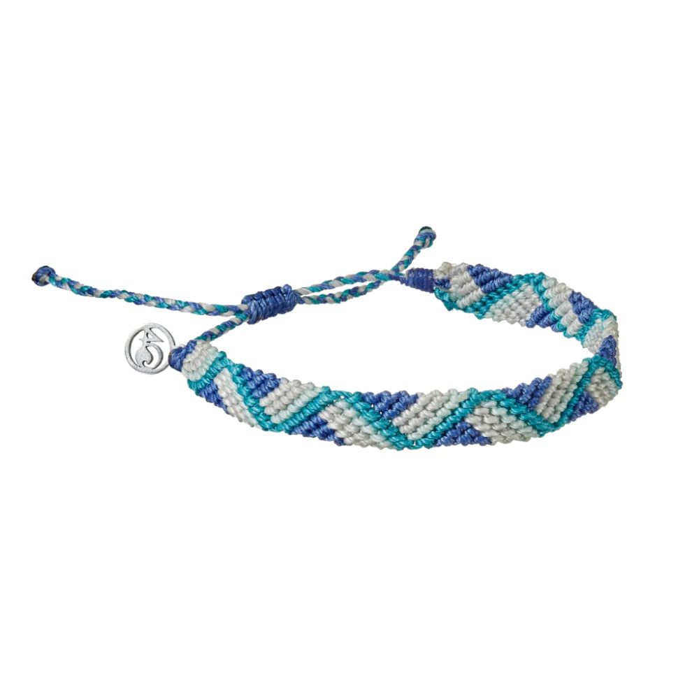 4ocean Bali Riptide Braided Bracelet - Blue Crush [6-pack]