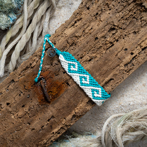 4ocean Bali Wave Braid Bracelet - Turquoise & Glow [6-pack]