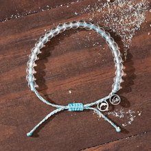 Load image into Gallery viewer, 4ocean Dolphin Beaded Bracelet - Light Blue &amp; Grey - Wholesale [6-pack]
