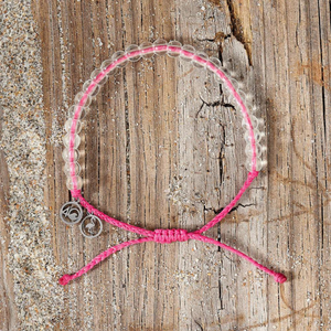 4ocean Flamingo Beaded Bracelet - Pink - Wholesale [6-pack]