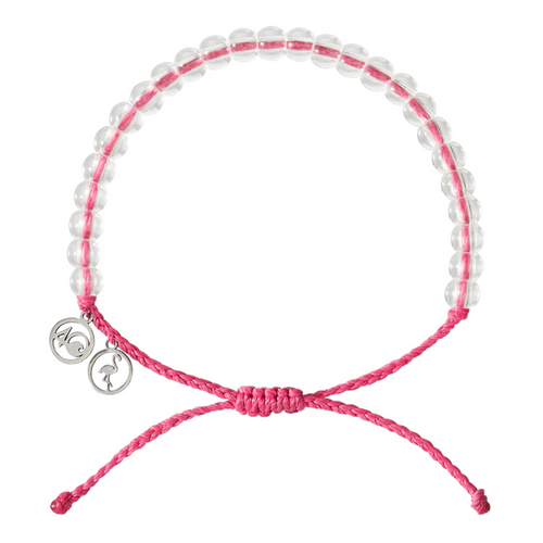4ocean Flamingo Beaded Bracelet - Pink - Wholesale [6-pack]