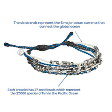 Load image into Gallery viewer, 4ocean Guatemala Pacifico Bracelet - Sea Cave [6-pack]