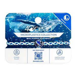4ocean Microplastics Bracelet - Whale [6-pack]