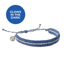 Load image into Gallery viewer, 4ocean Deep Sea Braided Bracelet - Glow &amp; Abyssal Blue [6-pack]
