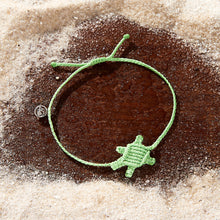 Load image into Gallery viewer, 4ocean Sea Turtle Bracelet - Lime Green [6-pack]