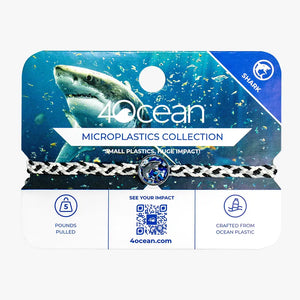 4ocean Microplastics Bracelet - Shark [6-pack]