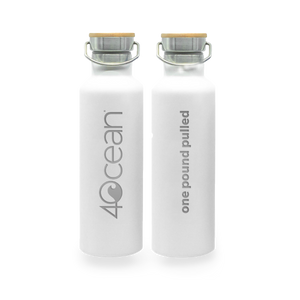 4ocean 12-Pack Reusable Bottles - White